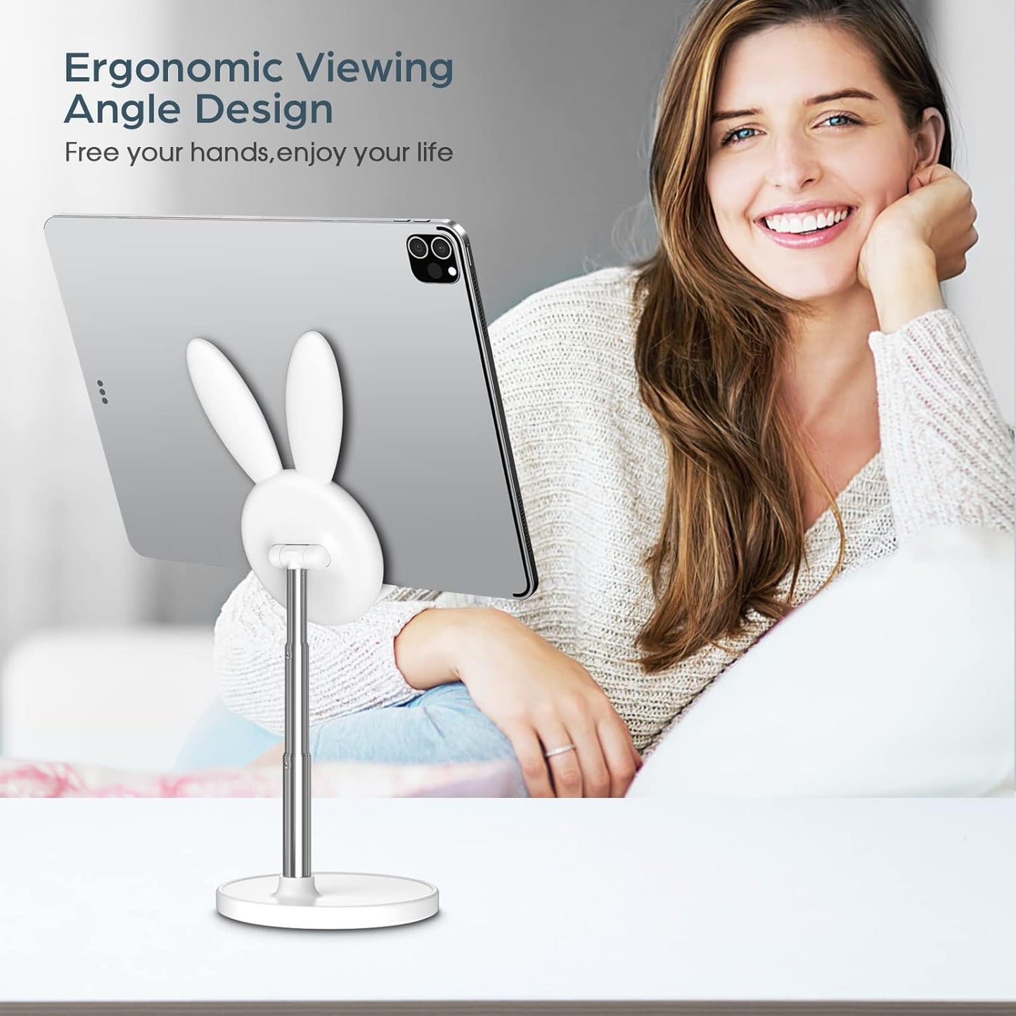 Adjustable Bunny Phone Stand