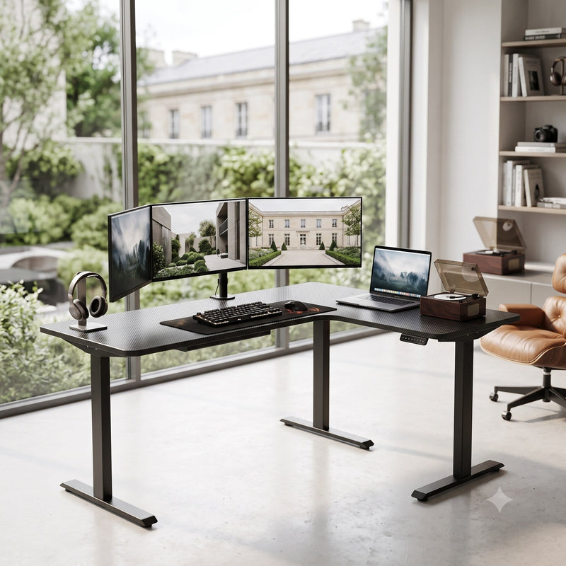 60 Inch L Shaped Gaming Desk