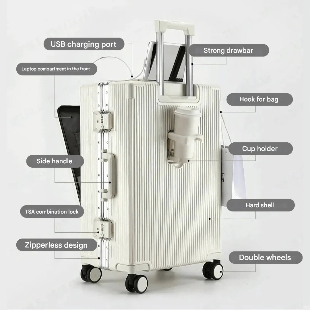 Ultra-Convenient Travel Suitcase 