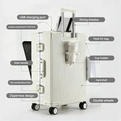 Ultra-Convenient Travel Suitcase 