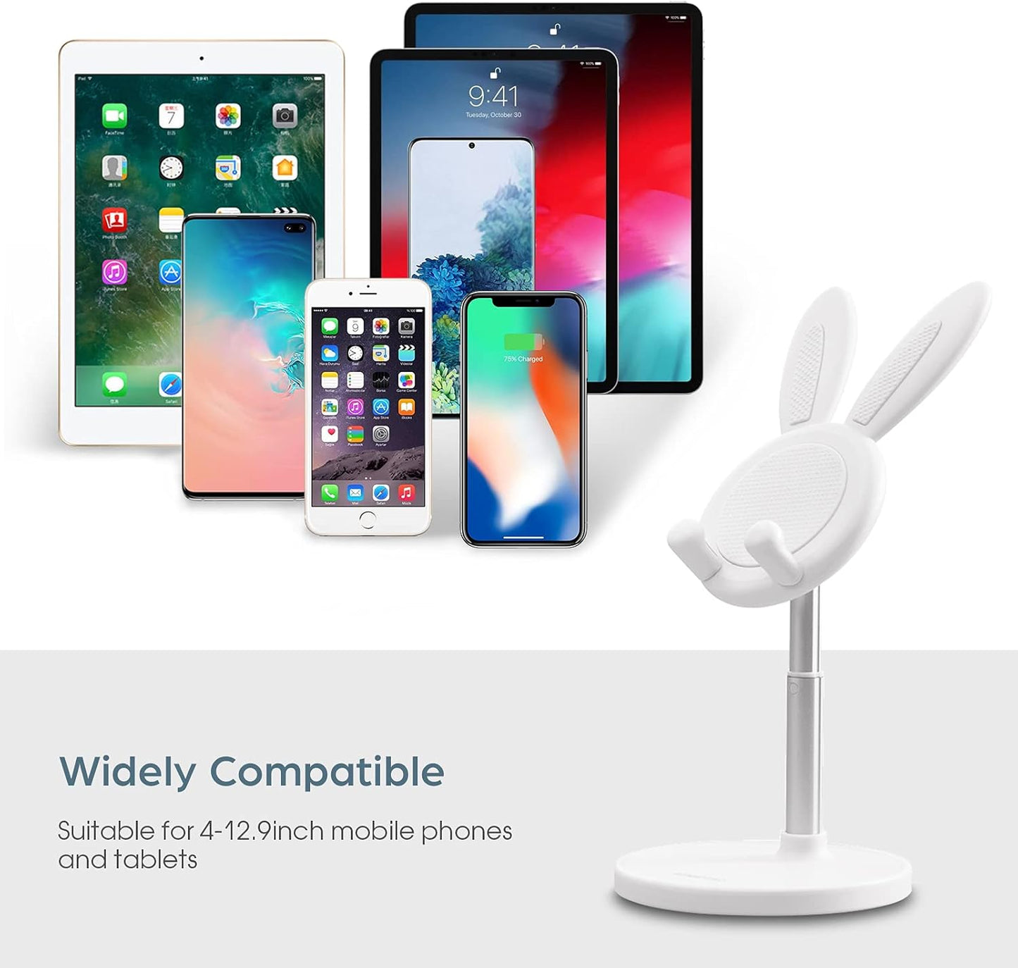 Adjustable Bunny Phone Stand 