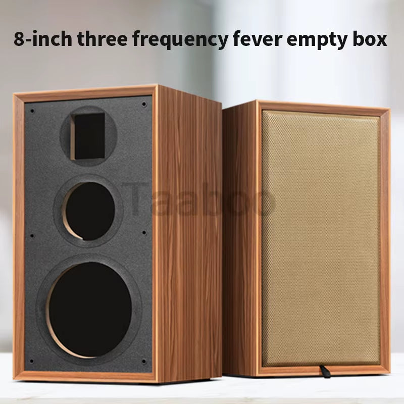 8 Inch Three-Way Bookshelf Home Speaker 