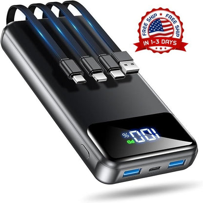 Portable Charger for iPhone, LG, and Xiaomi - 50000mAh External Battery Pack