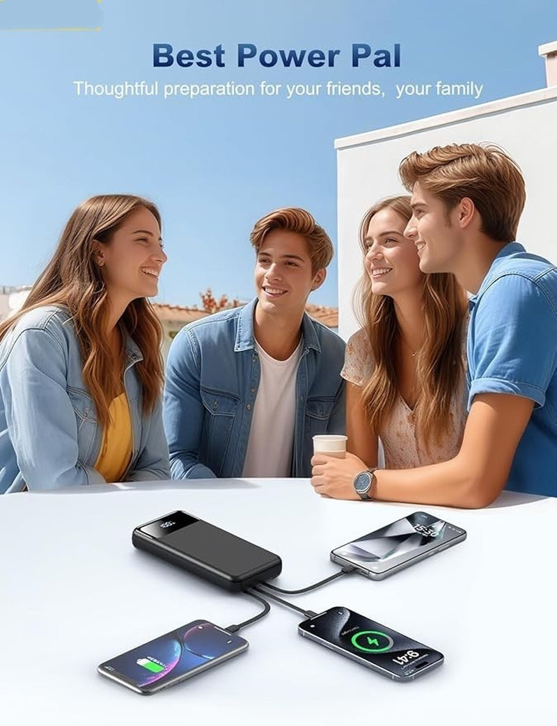 Portable Charger for iPhone, LG, and Xiaomi - 50000mAh External Battery Pack