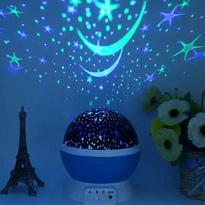 360 Moon Rotating Projector