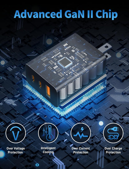 3Pack 65W USB C Charger Block