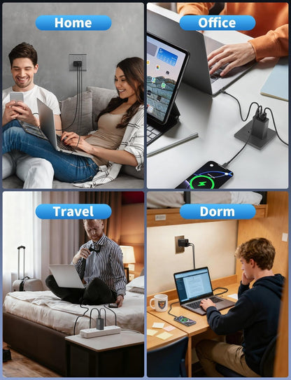 3Pack 65W USB C Charger Block