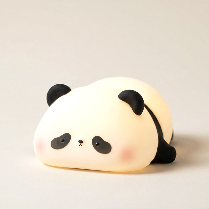 Panda Night Light, Rechargeable Silicone Lamp