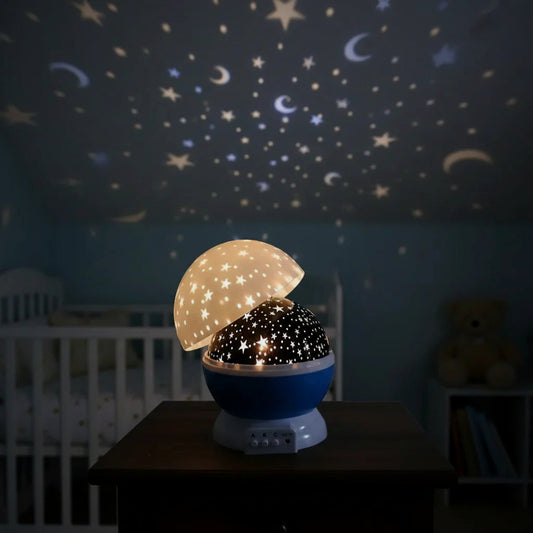 360 Moon Rotating Projector