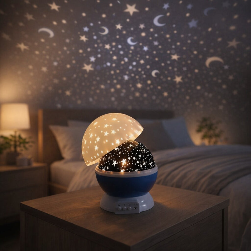360 Moon Rotating Projector